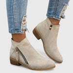 Bottines Orthopédiques en Cuir Véritable pour Femme | Idéales pour le Quotidien - Emilia Lane