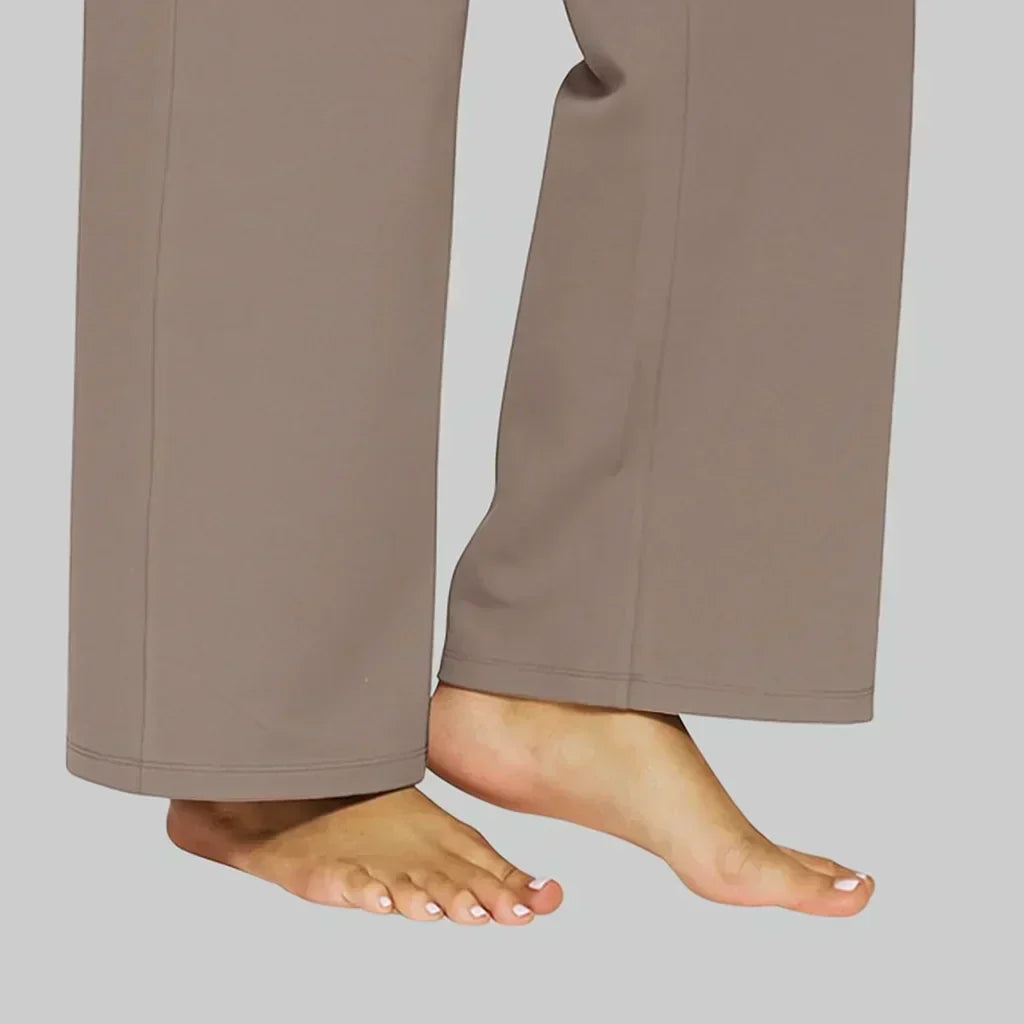 Pantalon Yoga Taille Haute et Poches pour Femmes