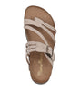 Sandales Plates Tressées à Boucle Ajustable pour Femme