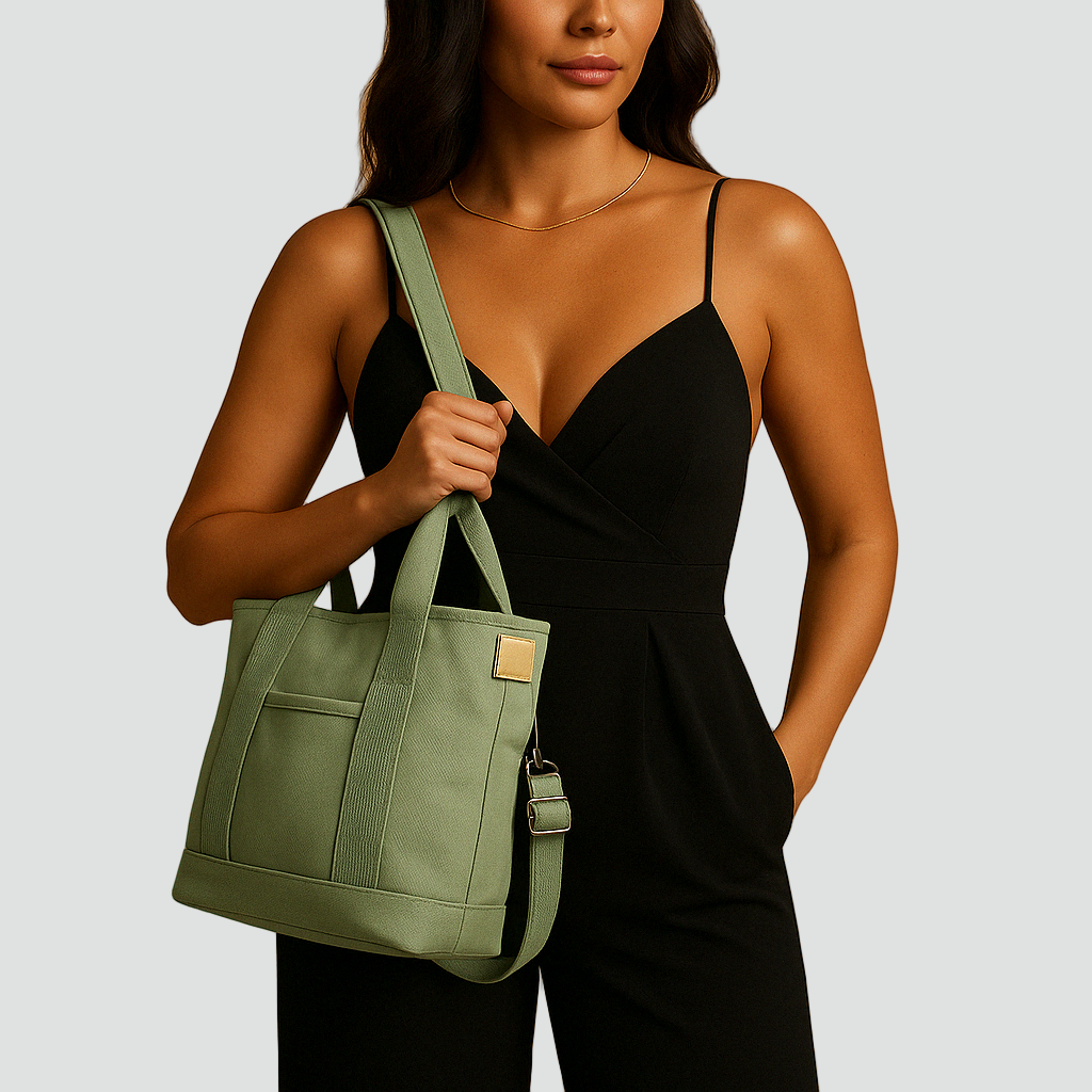 Sac fourre-tout en toile grande capacité pour femmes