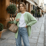 Cardigan en Maille avec Boutons pour Femmes - Emilia Lane