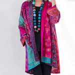 Cardigan Long Imprimé pour Femme - Emilia Lane