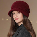 Chapeau Cloche Tricoté Chaud pour Femme - Emilia Lane