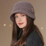 Chapeau Cloche Tricoté Chaud pour Femme - Emilia Lane