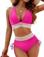 Bikini Deux Pièces Taille Haute pour Femme | Idéale pour les Vacances
