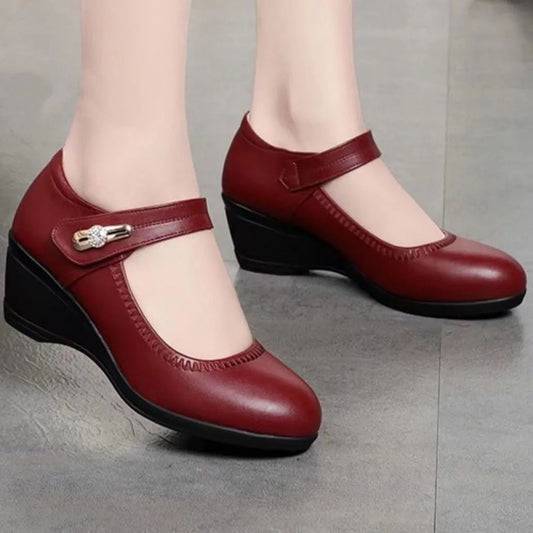 Chaussures à talons en cuir doux pour femmes - Emilia Lane