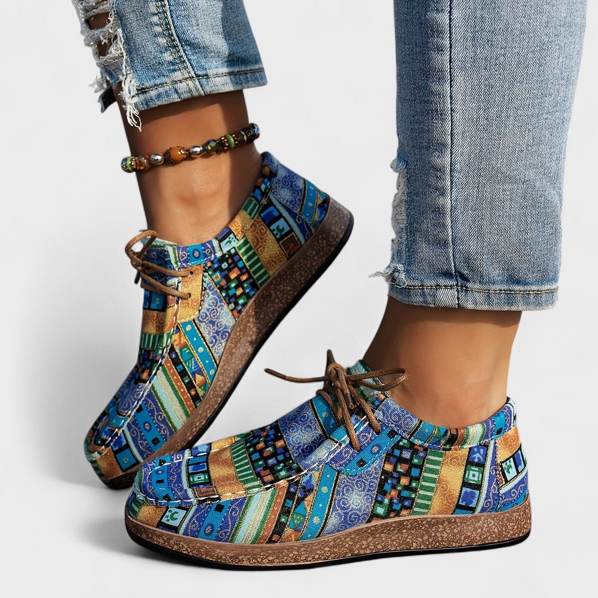 Chaussures Basses Confort en Toile pour Femmes - Emilia Lane
