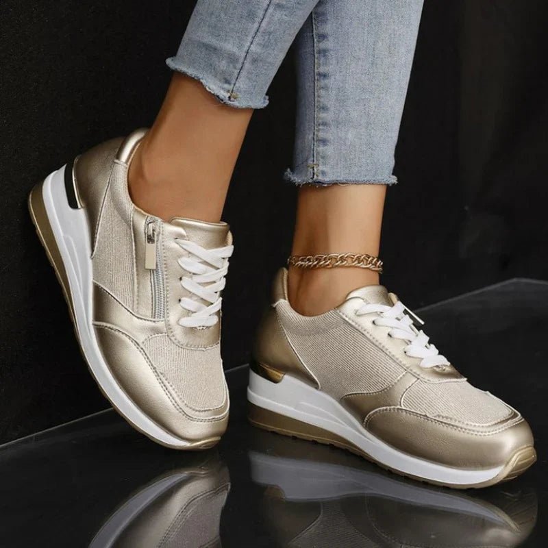 Chaussures de Sport à Lacets et Fermeture Éclair pour Femmes - Emilia Lane