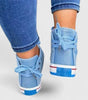 Chaussures Montantes en Denim pour Femme | Idéales pour le Printemps - Emilia Lane