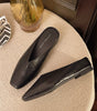 Chaussures plates en cuir vegan pour femmes - Emilia Lane