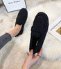 Chaussures Plates en Laine Peluche pour Femmes - Emilia Lane