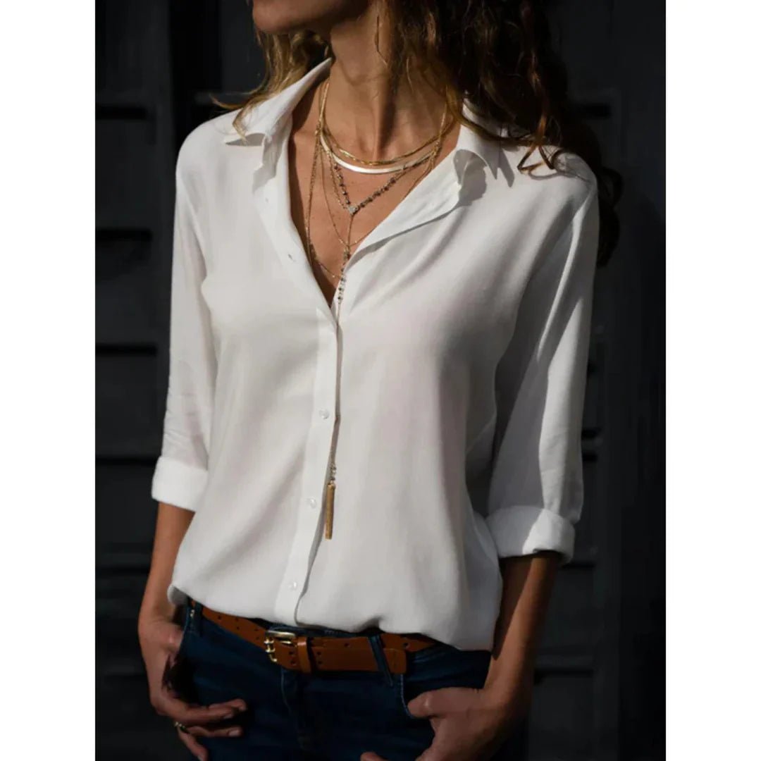 Chemise Boutonnée à Manches Longues pour Femme - Emilia Lane