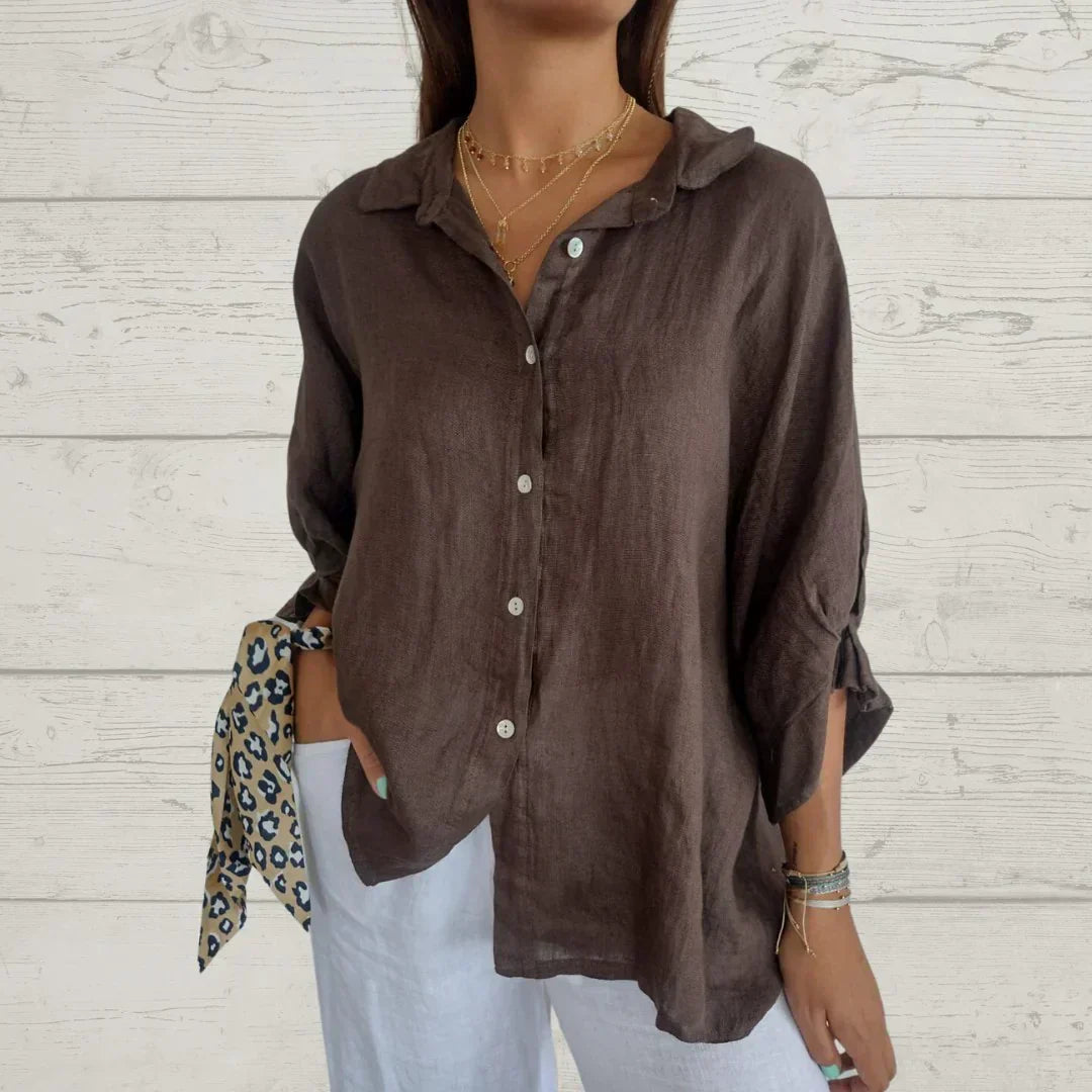 Chemise en Lin et Coton pour Femme - Emilia Lane