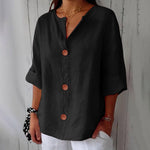 Chemise en Lin Large pour Femme - Emilia Lane