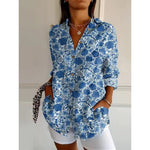 Chemise Longue à Imprimé Floral pour Femmes - Emilia Lane