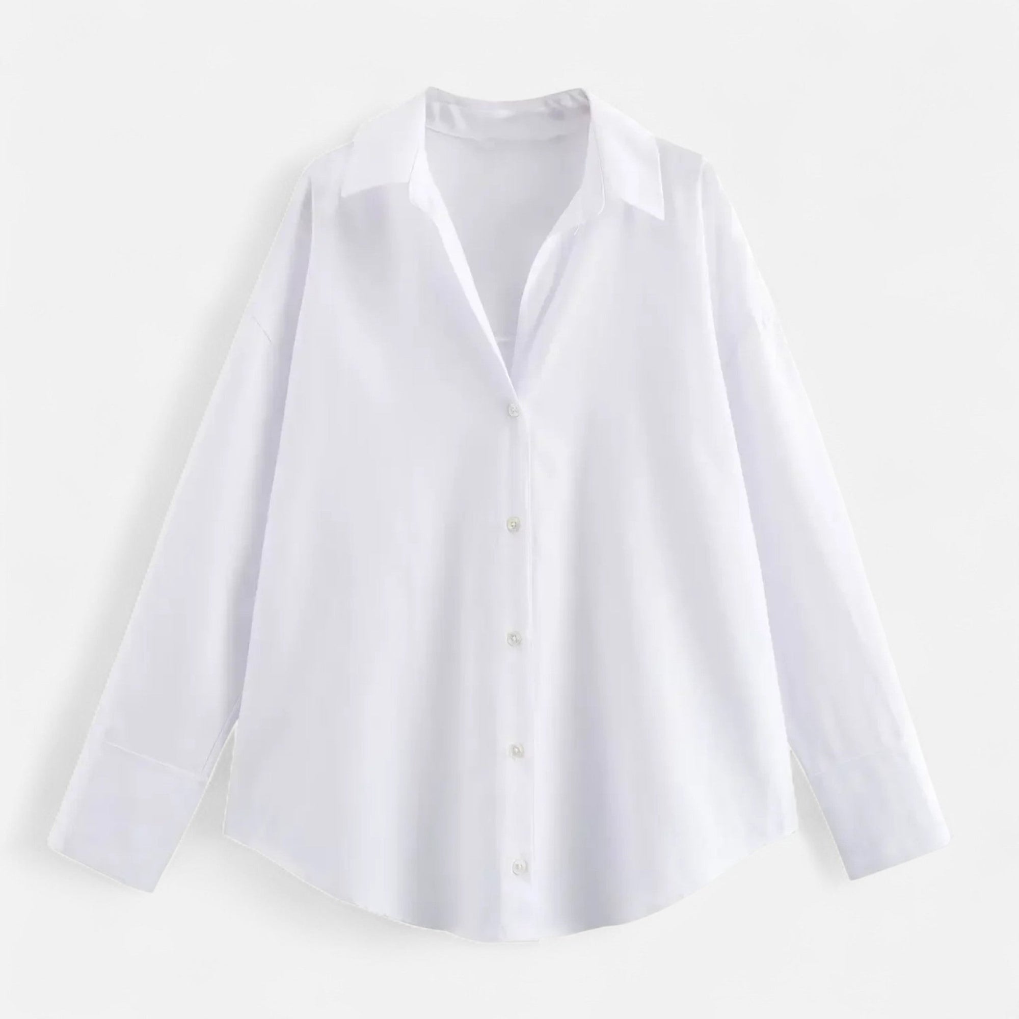 Chemise Oxford Femme à Manches Longues - Emilia Lane
