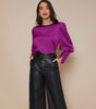 Chemise Satin à Manches Longues pour Femme - Emilia Lane