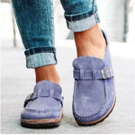 Clogs en Suède à Boucle pour Femmes - Emilia Lane