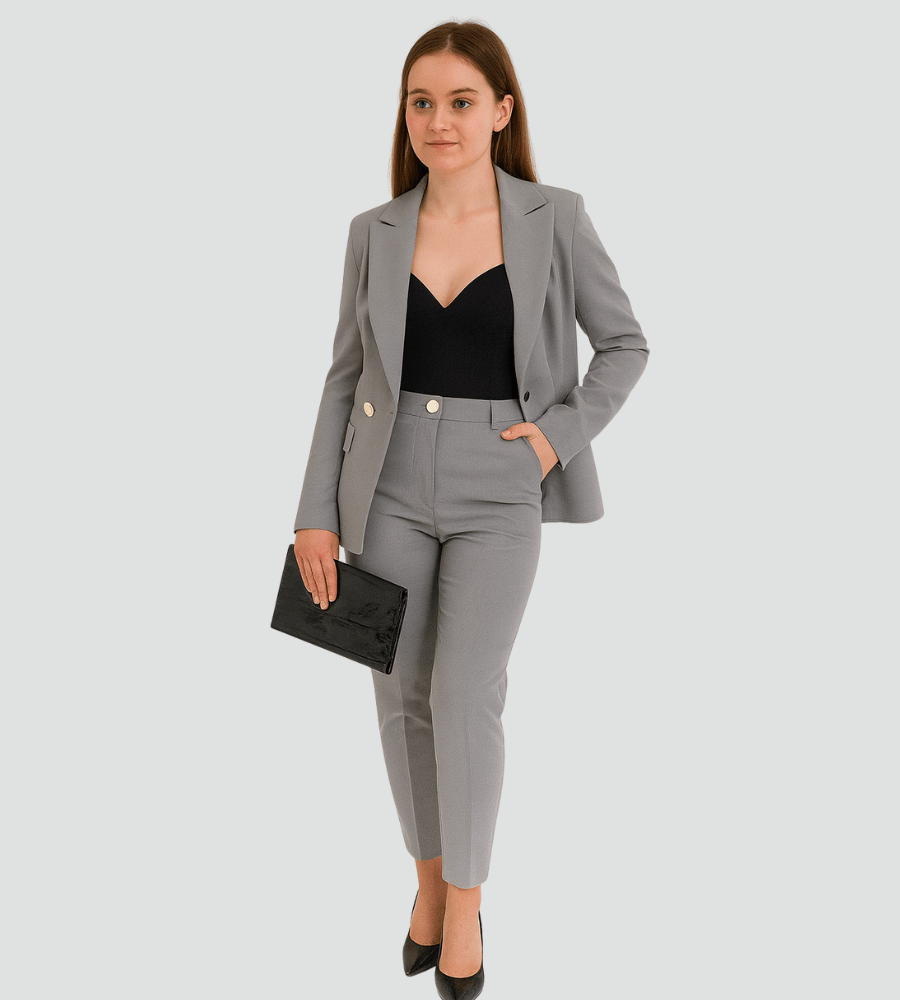 Costume Femme à Double Boutonnage - Emilia Lane