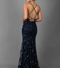 Robe Longue à Paillettes avec Bretelles et Décolleté V pour Femme | Idéale pour les Sorties