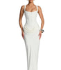 Robe Longue Ajustée sans Manches pour Femme | Idéale pour les Soirées