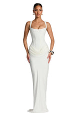 Robe Longue Ajustée sans Manches pour Femme | Idéale pour les Soirées