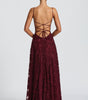 Robe Longue Drapée à Motif Floral avec Bretelles pour Femme | Idéale pour les Sorties