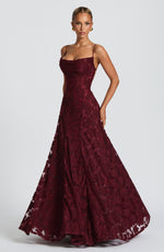 Robe Longue Drapée à Motif Floral avec Bretelles pour Femme | Idéale pour les Sorties