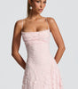 Robe Longue Drapée à Motif Floral avec Bretelles pour Femme | Idéale pour les Sorties