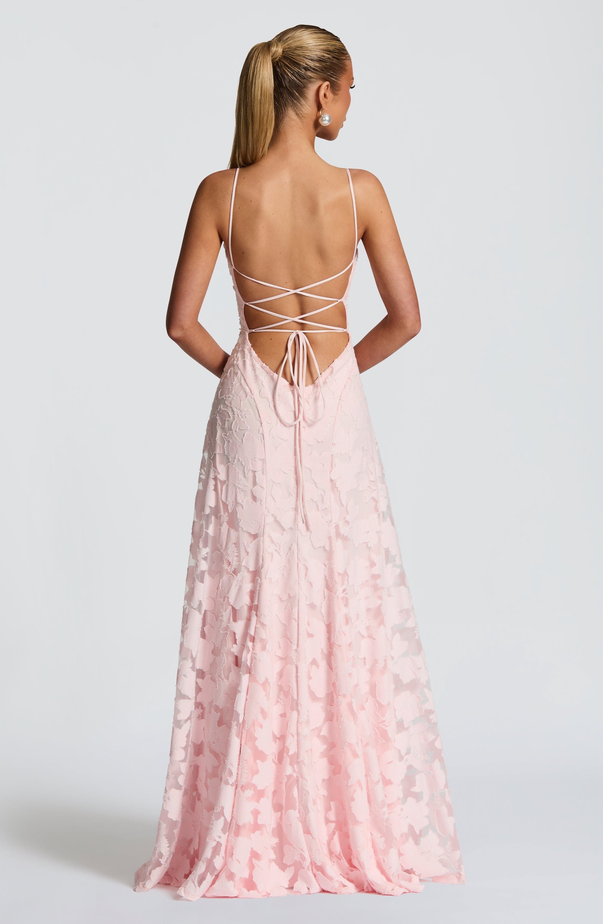 Robe Longue Drapée à Motif Floral avec Bretelles pour Femme | Idéale pour les Sorties