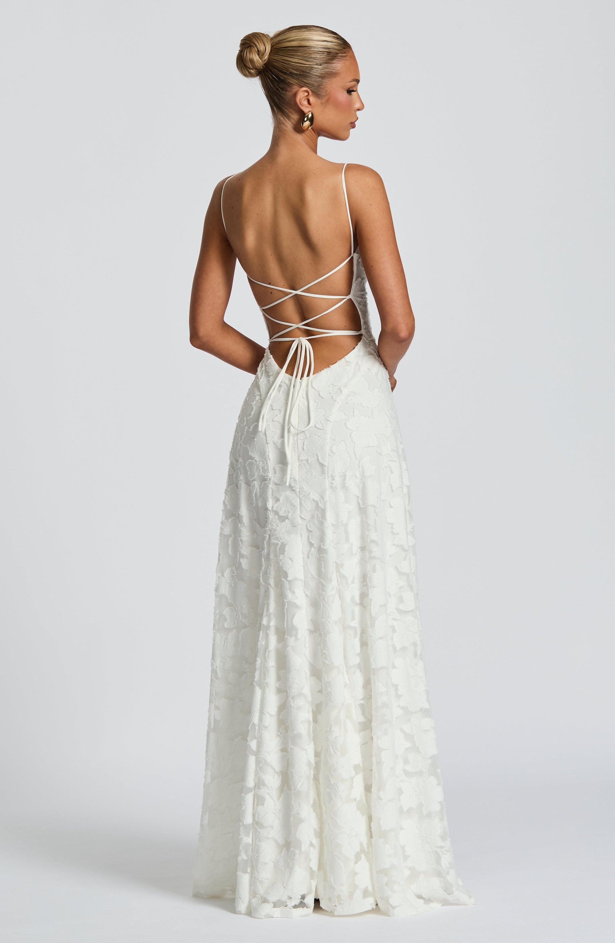 Robe Longue Drapée à Motif Floral avec Bretelles pour Femme | Idéale pour les Sorties