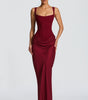 Robe Longue à Bretelles Larges et Détail Corset pour Femme | Idéale pour les Sorties