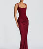 Robe Longue à Bretelles Larges et Détail Corset pour Femme | Idéale pour les Sorties