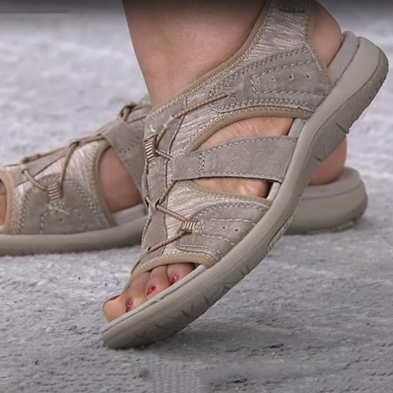 Sandales Orthopédiques à Brides Ajustables pour Femme | Idéales pour l'Été