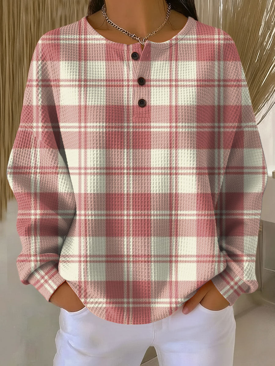 Pull en Tricot Waffle pour Femmes