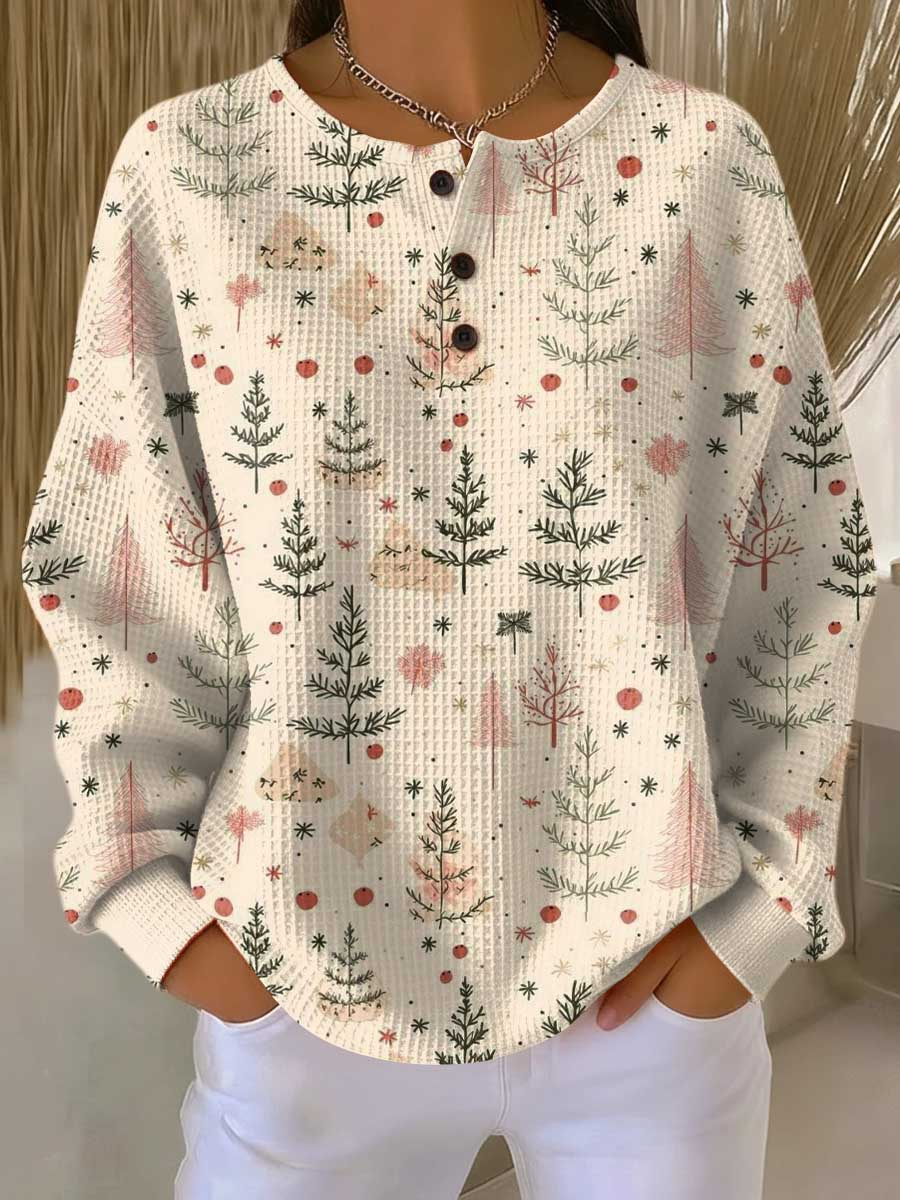 Pull en Tricot Waffle pour Femmes