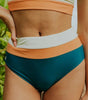 Ensemble Bikini Taille Haute à Coupe Colorblock pour Femmes - Emilia Lane