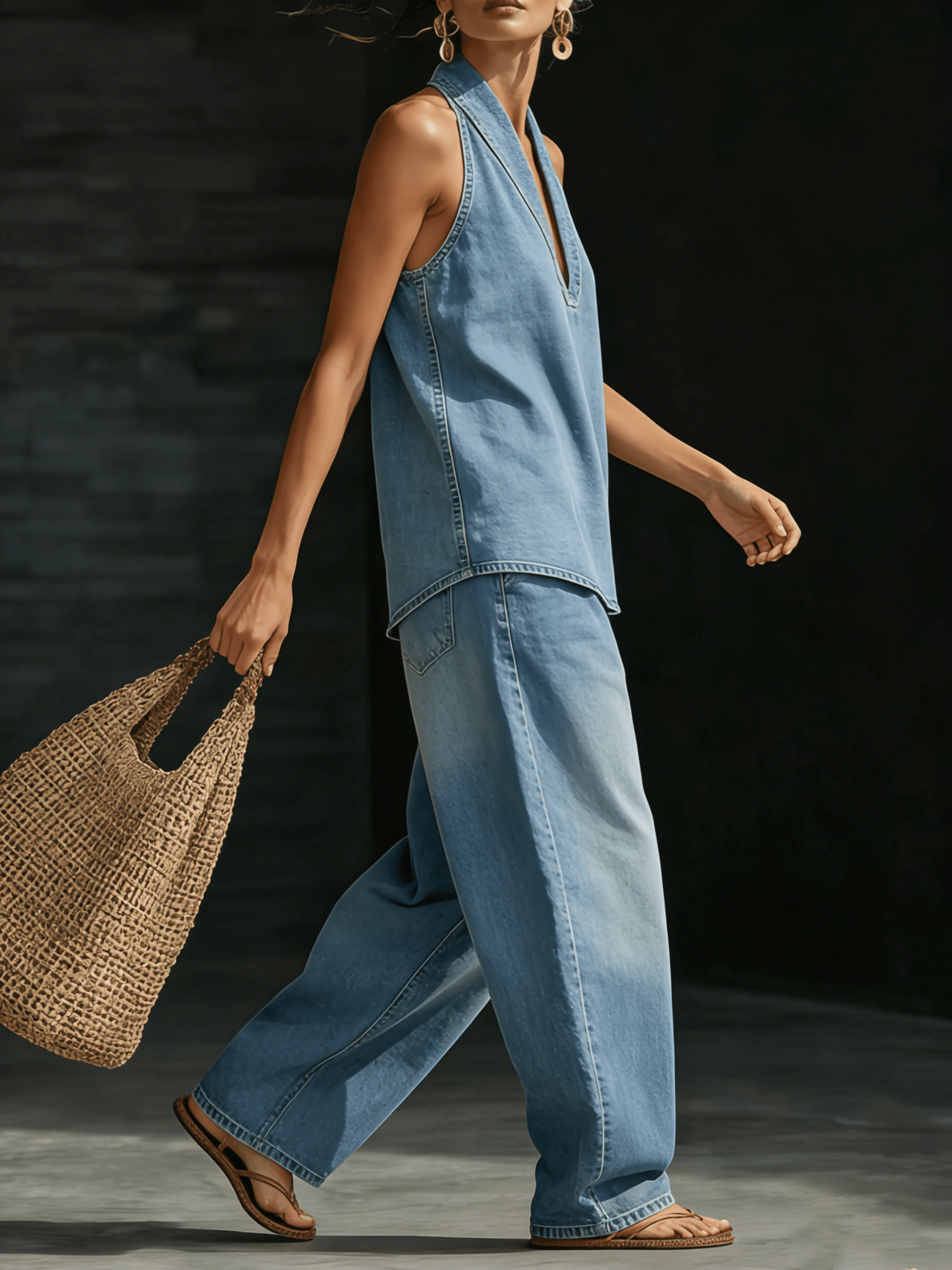 Ensemble en Denim Deux Pièces pour Femme | Idéal pour le Quotidien - Emilia Lane