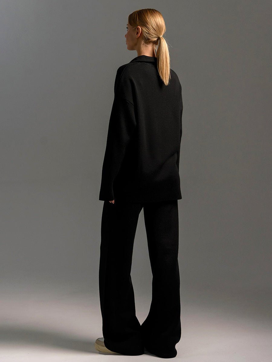 Ensemble Pantalon à Col Polo pour Femmes - Emilia Lane