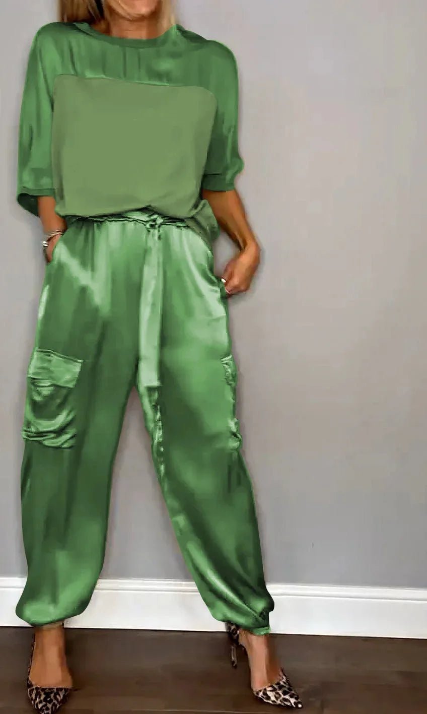 Ensemble pantalon fluide pour femmes - Emilia Lane