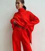 Ensemble pull à col roulé avec pantalon pour femme - Emilia Lane