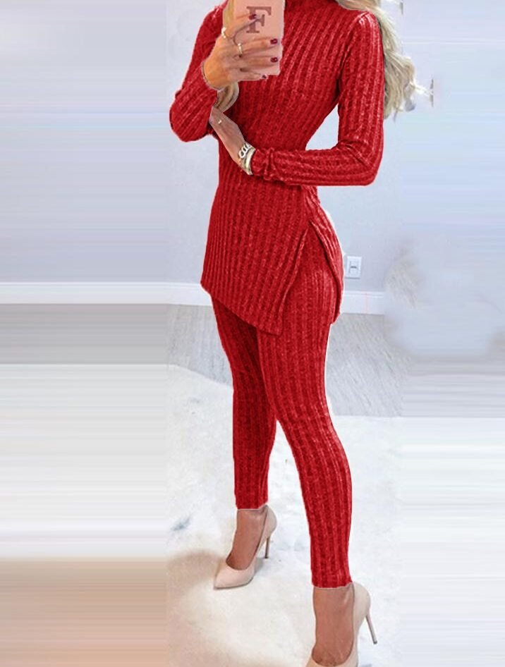 Ensemble Top Split et Pantalon pour Femme - Emilia Lane