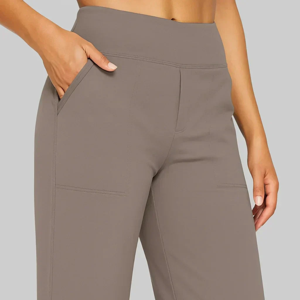 Pantalon Yoga Taille Haute et Poches pour Femmes
