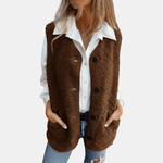 Gilet en polaire teddy pour femmes - Emilia Lane