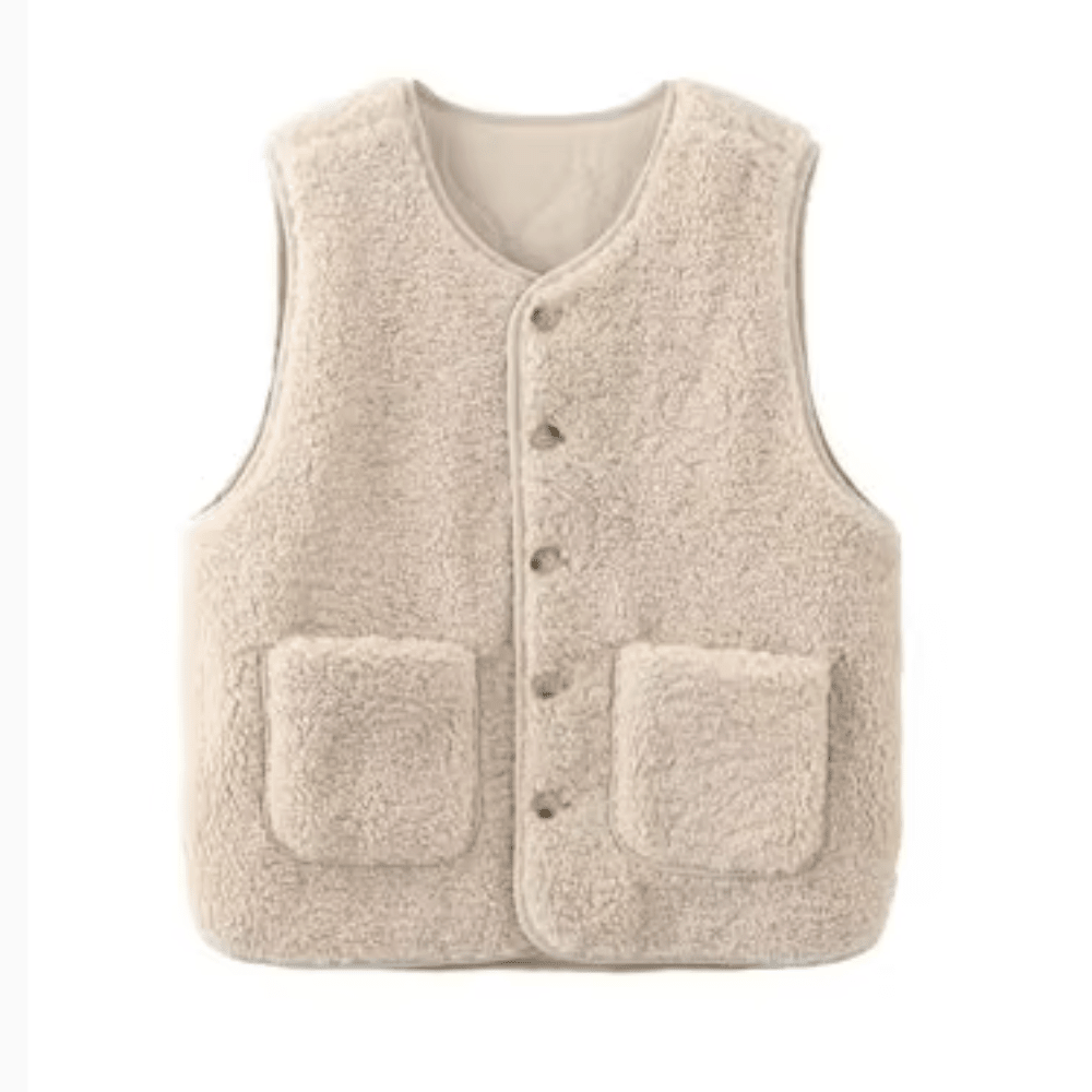 Gilet Sans Manches Matelassé et Chaud pour Femme