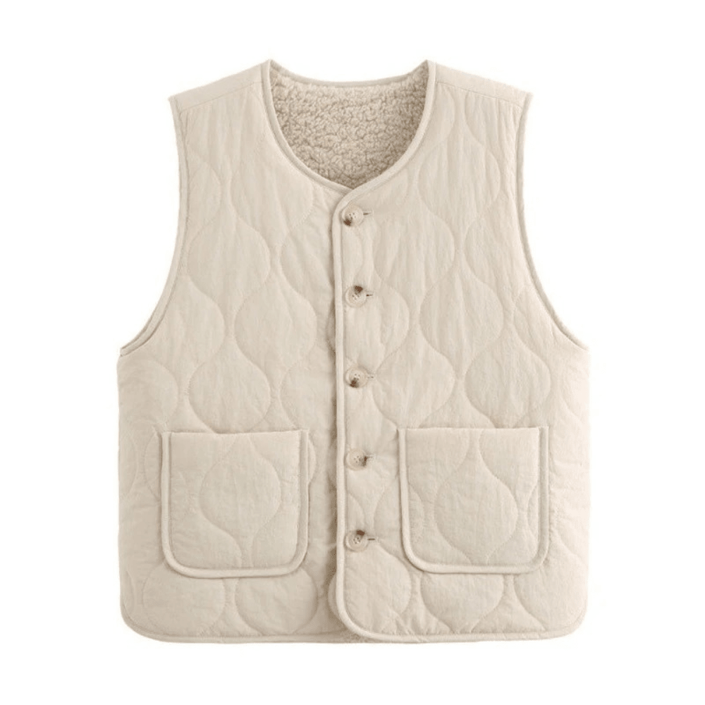 Gilet Sans Manches Matelassé et Chaud pour Femme