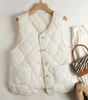 Gilet Sans Manches Matelassé et Chaud pour Femme