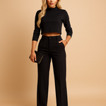 Ensemble Top et Pantalon Tailleur pour Femmes