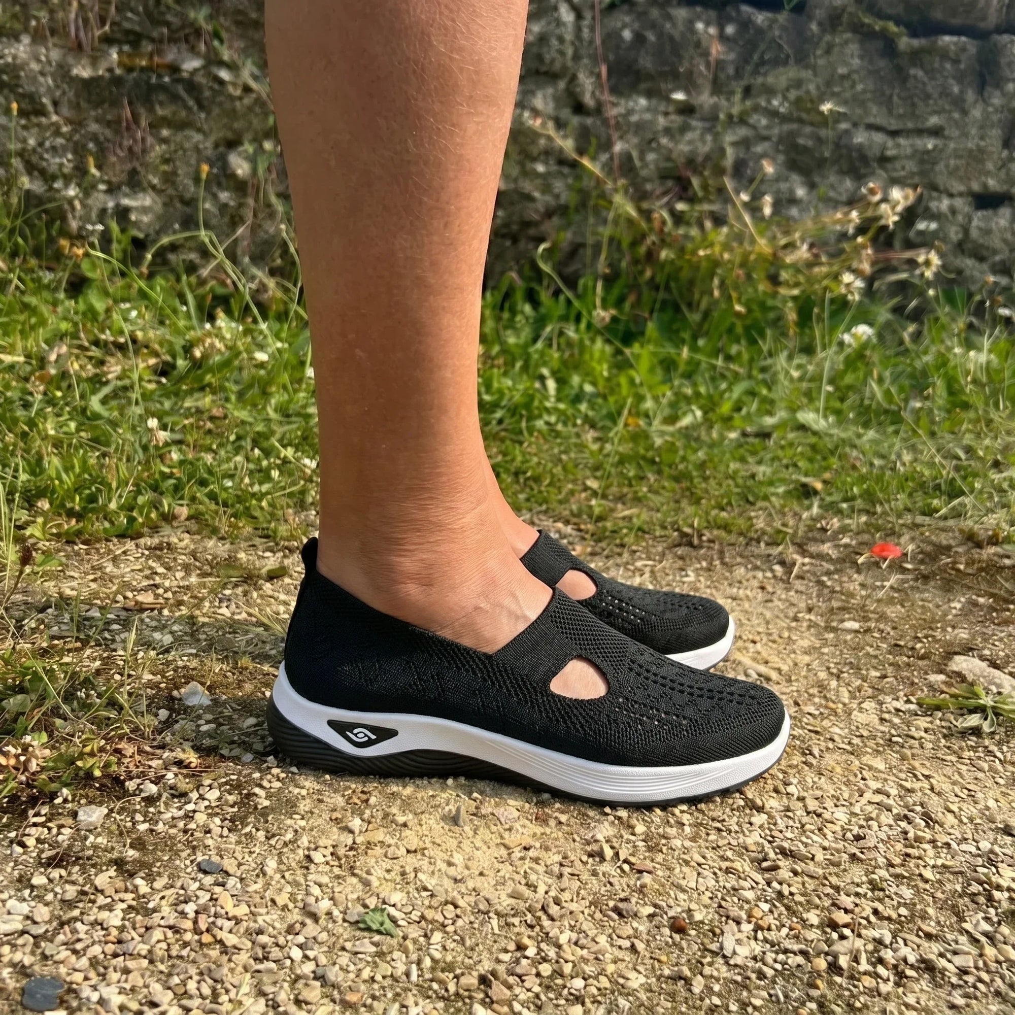 Basket Confortable et Légère Sans Lacets en Maille pour Femme