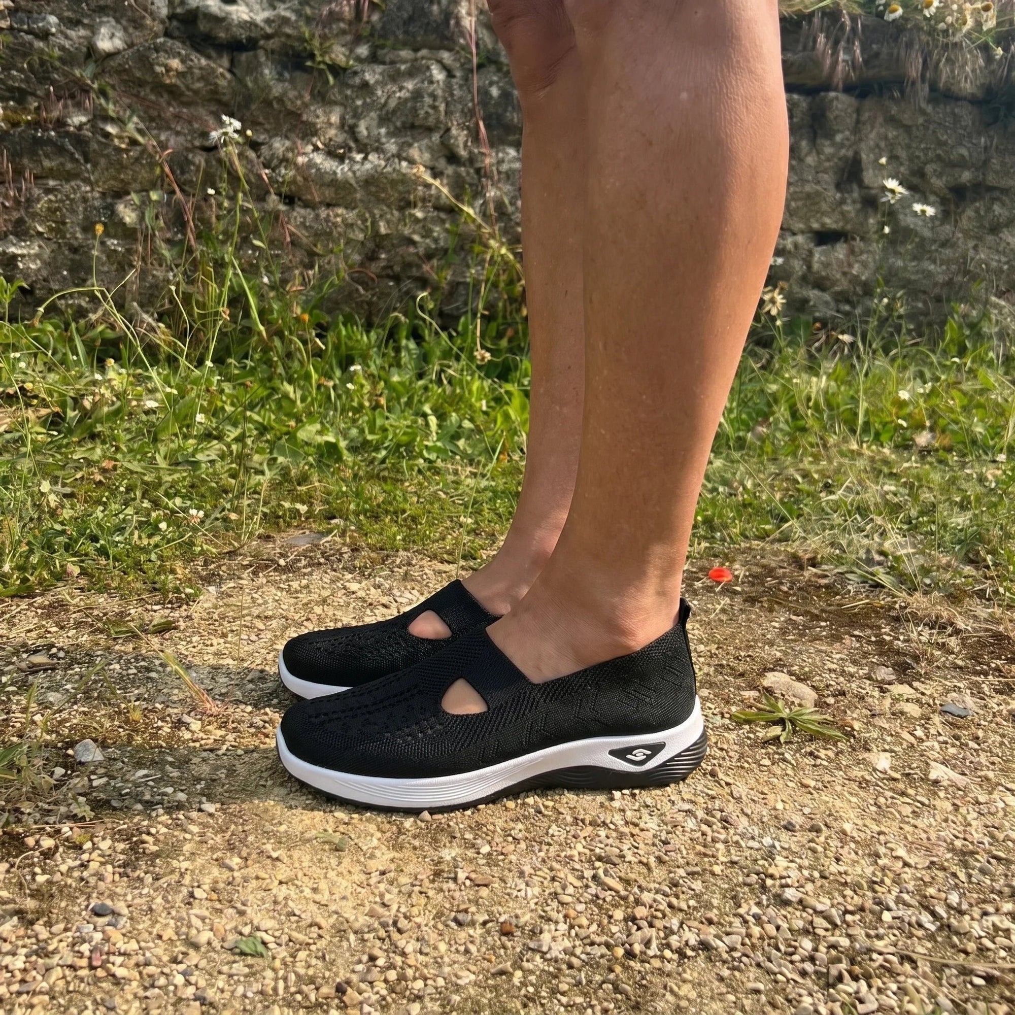Basket Confortable et Légère Sans Lacets en Maille pour Femme